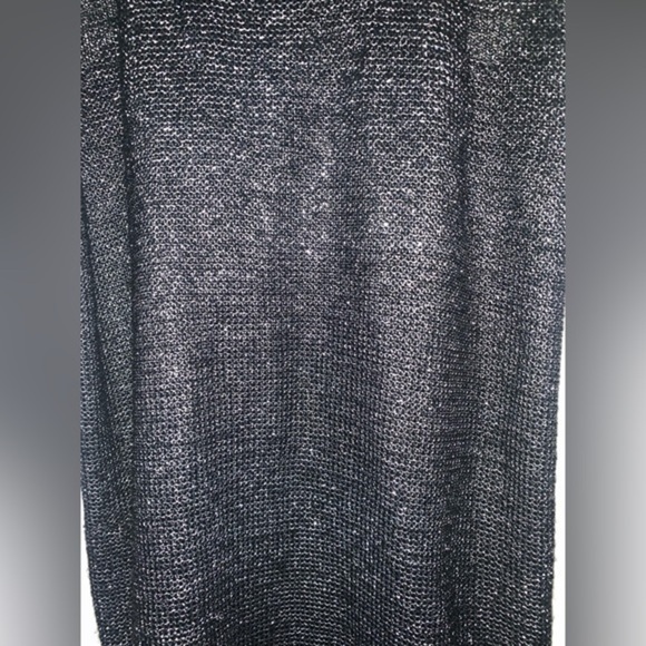 Urban outfitters sparkle & fade black shimmery tank size small - Picture 2 of 8